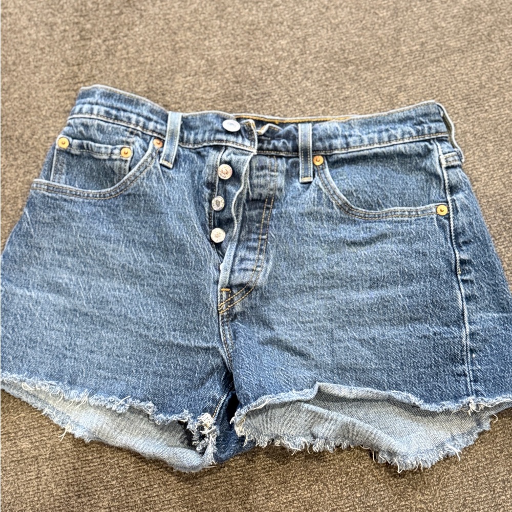 Levi's 501 Button Fly Denim Shorts Bundle - Picture 5 of 16